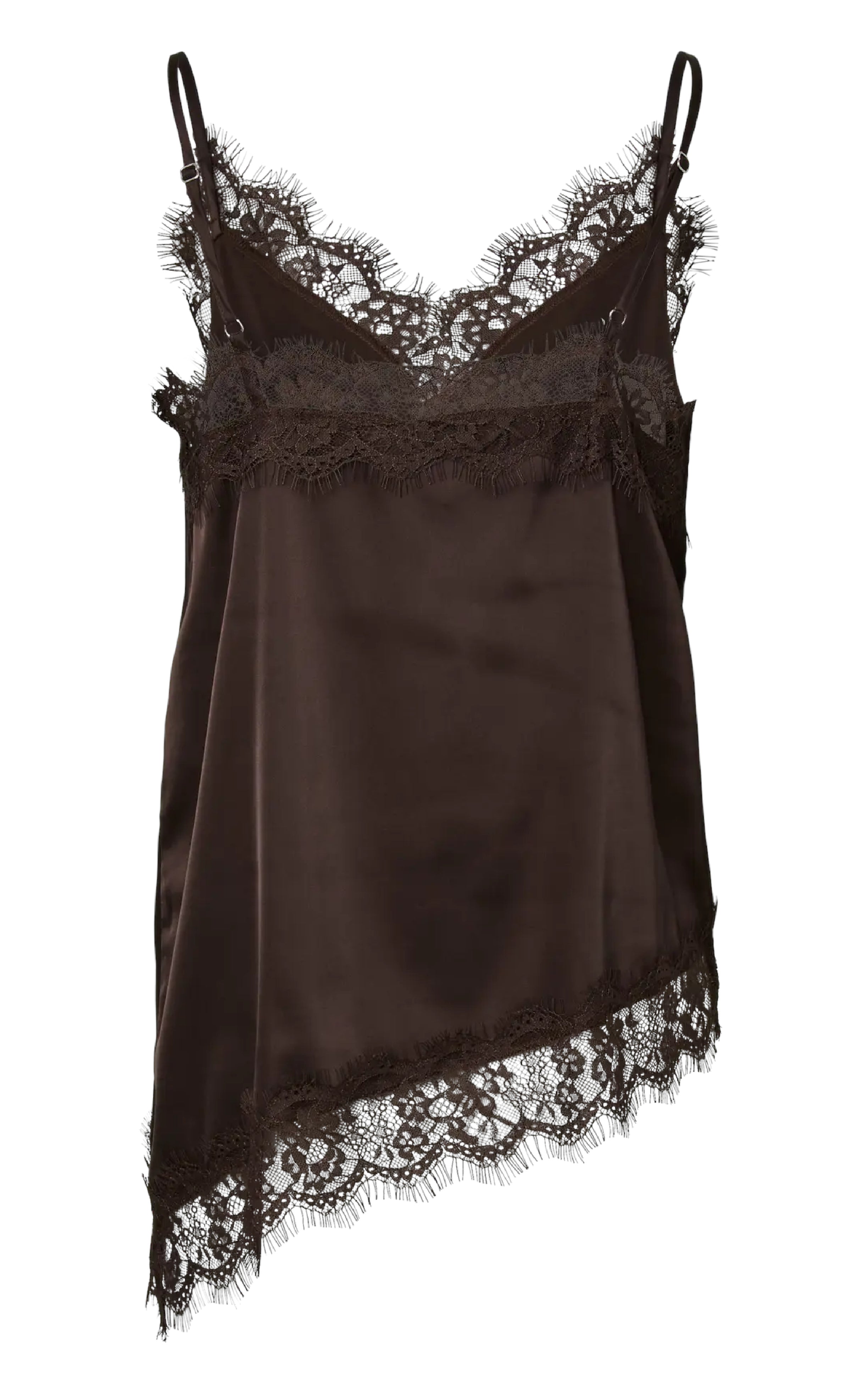 Pieces Topp - Nomi Strap - Hot Fudge