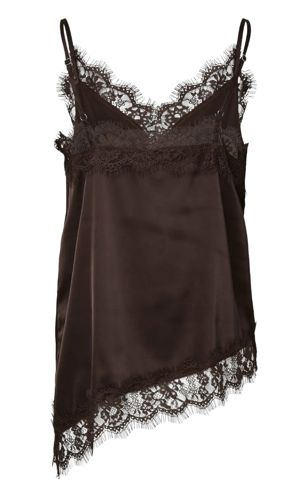 Pieces Topp - Nomi Strap - Hot Fudge