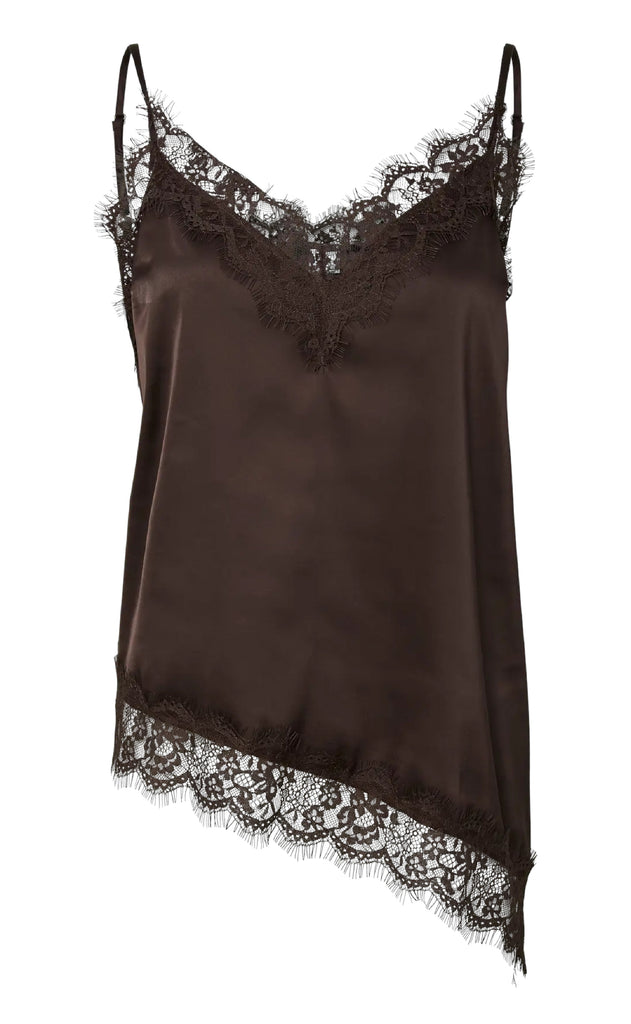 Pieces Topp - Nomi Strap - Hot Fudge