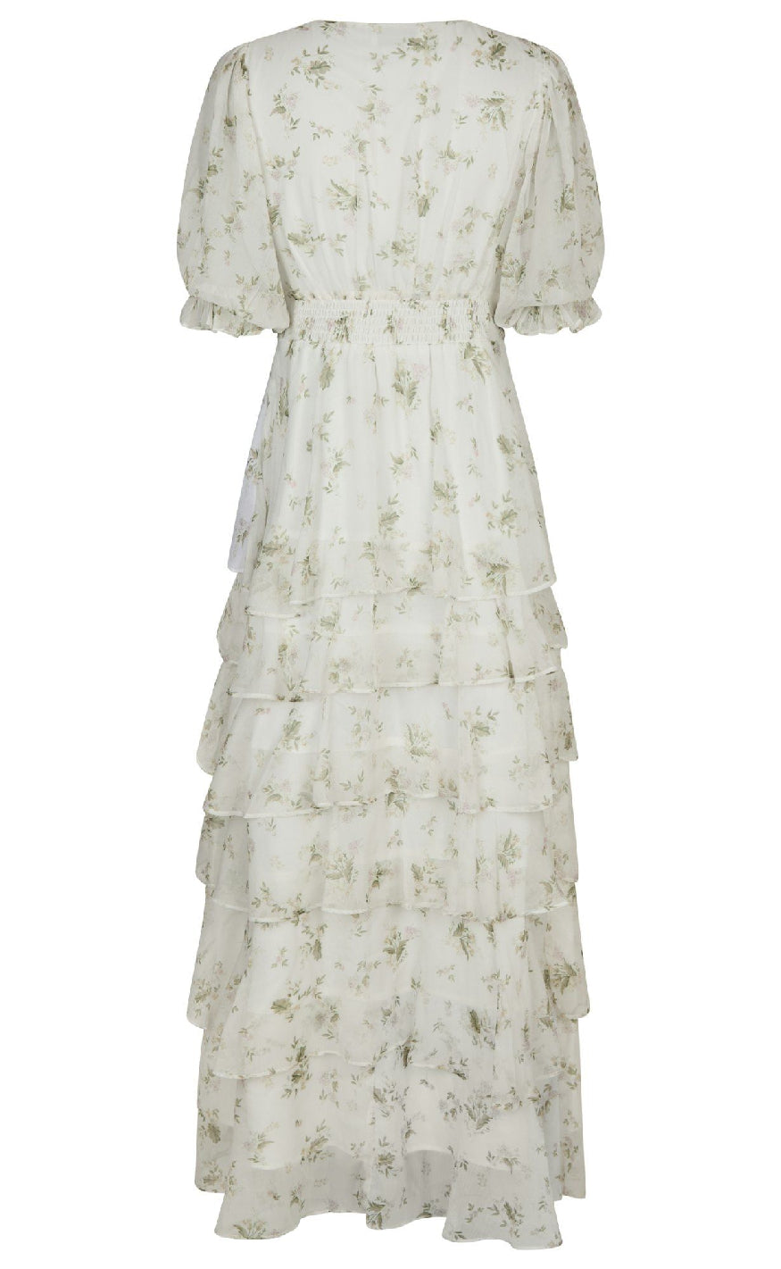 Neo Noir Kjole - Noorie Flower - Off White