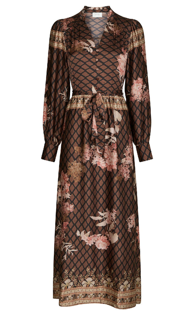 Neo Noir Kjole - Nova Botanical - Black