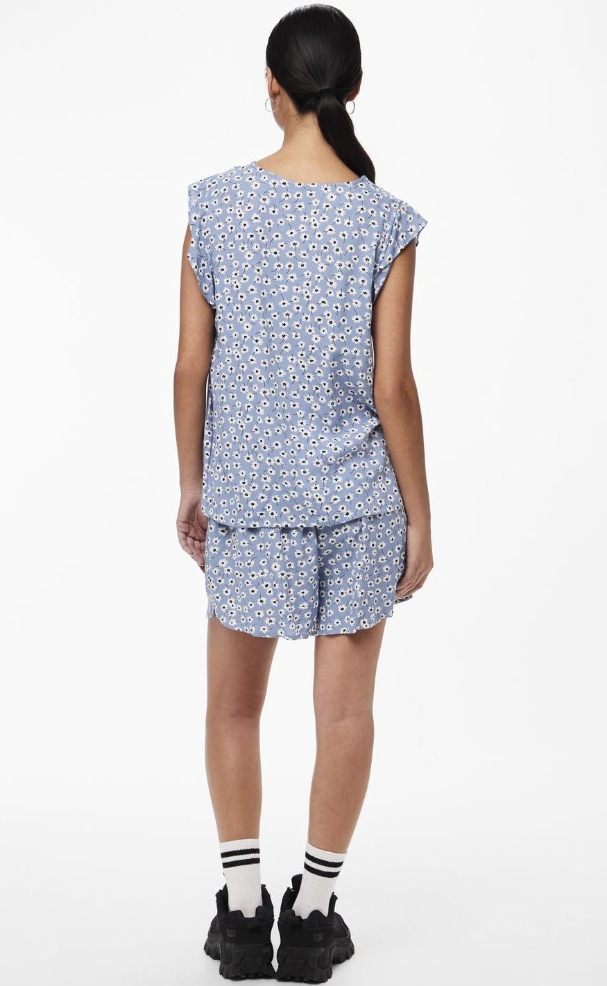 PIECES Topp - Nya - Faded Denim