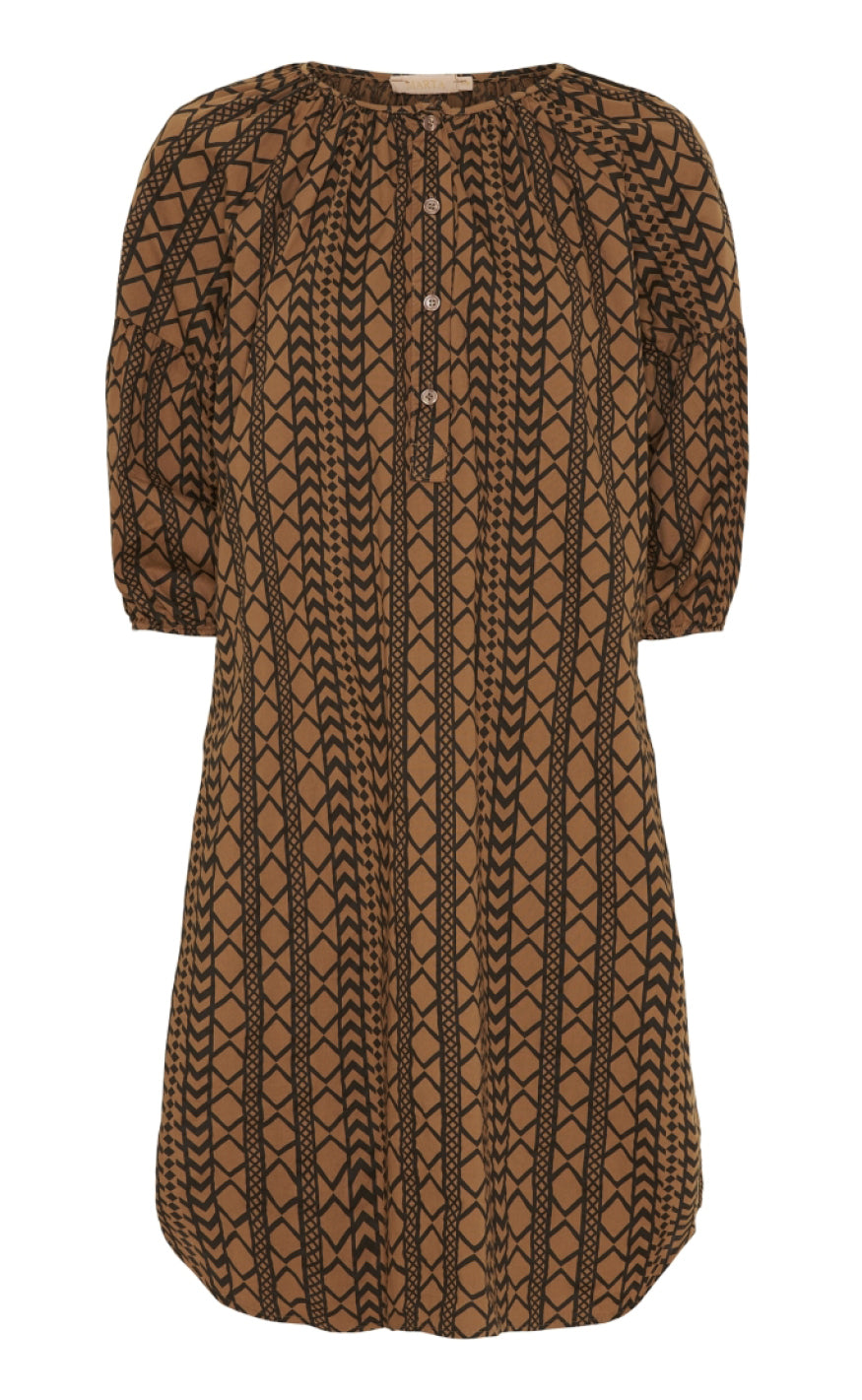 Marta Du Chateau Kjole - 5879 Ellie - Camel/Black
