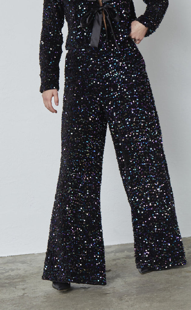 Sisters Point Bukser - Nyla-PA4 - Black Multi