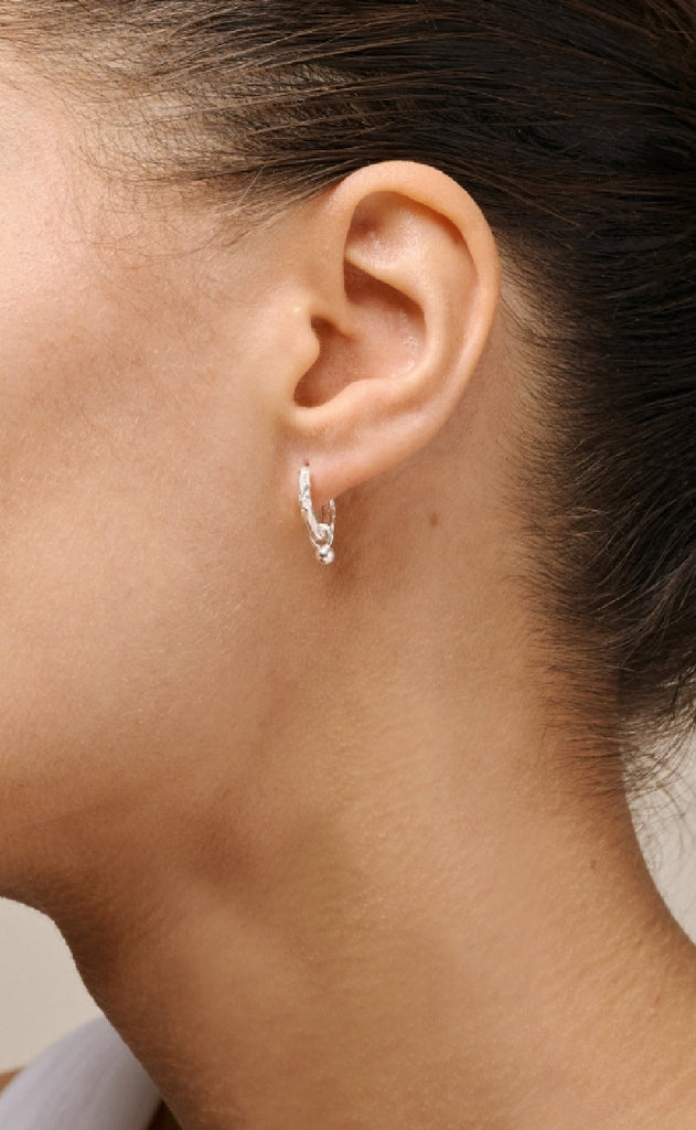 ENAMEL Copenhagen Øreringer - Belle - Silver Colour