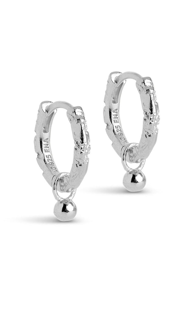 ENAMEL Copenhagen Øreringer - Belle - Silver Colour