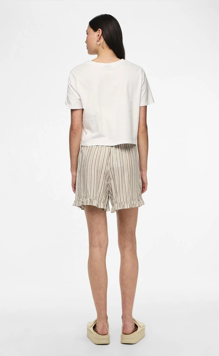 PIECES Shorts - Alvina - Laurel Oak