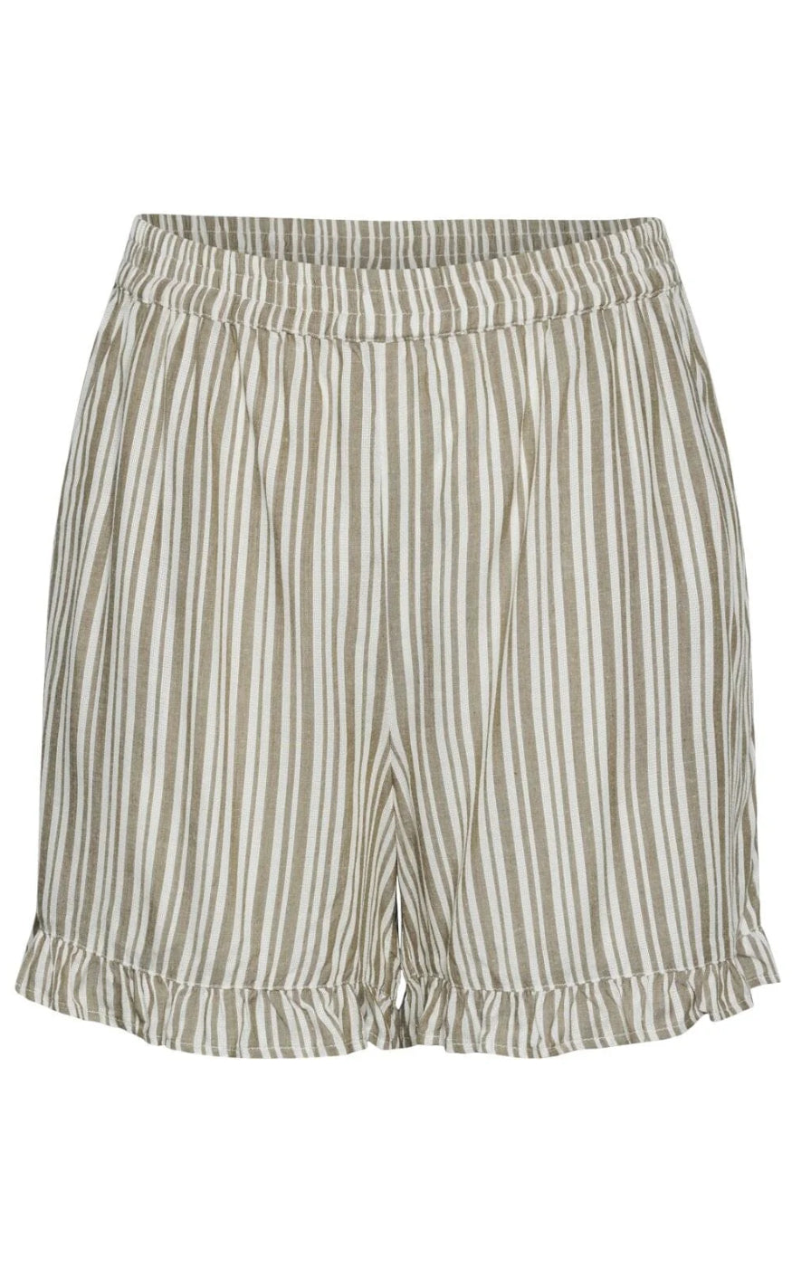 PIECES Shorts - Alvina - Laurel Oak