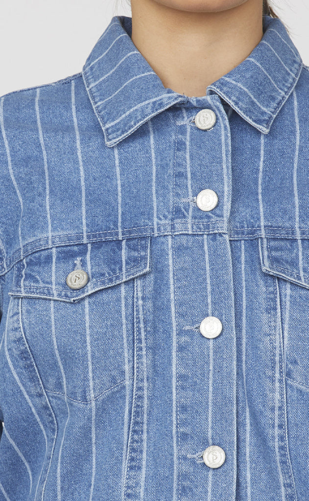 Sisters Point Jakke - Obita - Medium Blue/Stripe