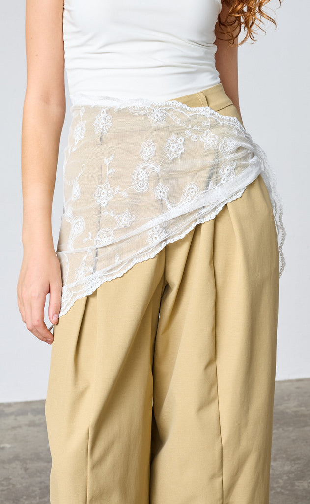 Sisters Point Skjerf - Scarf-501 - White