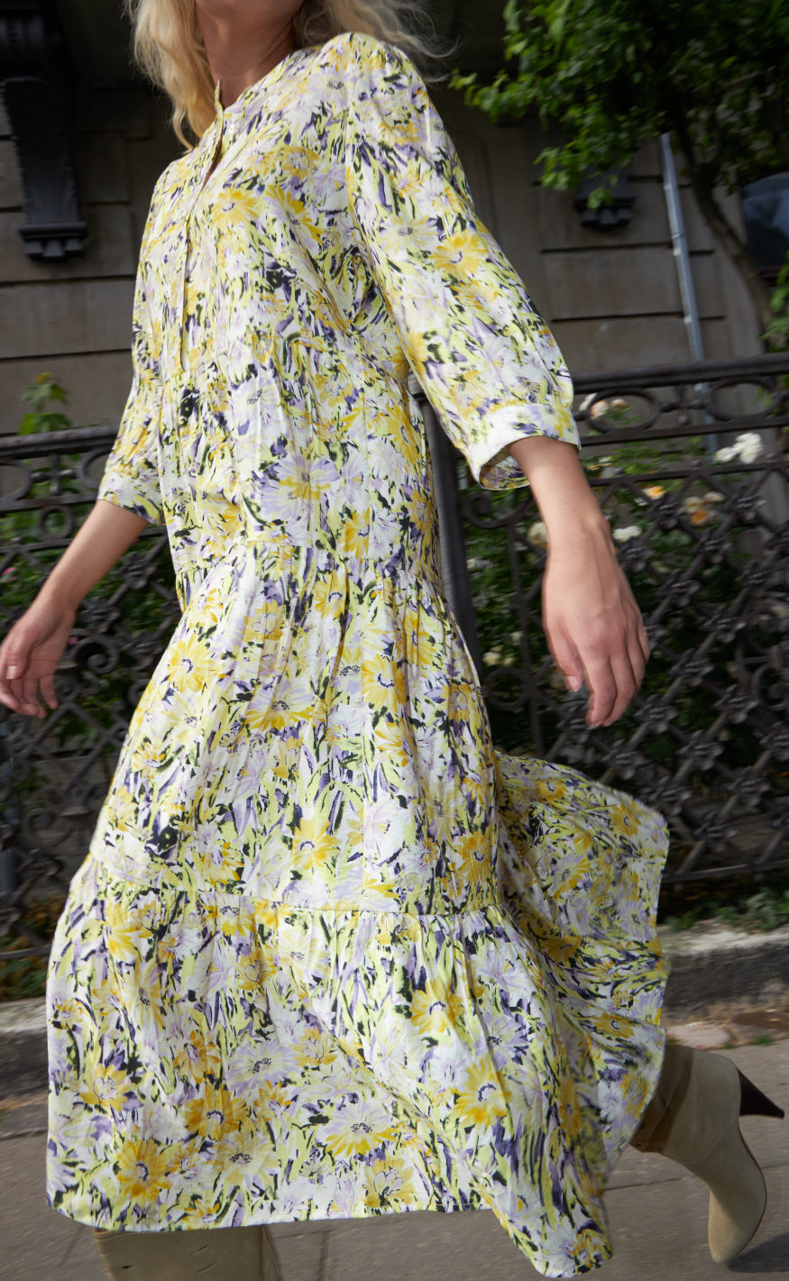Lollys Laundry Kjole - Olivia - Flower Print