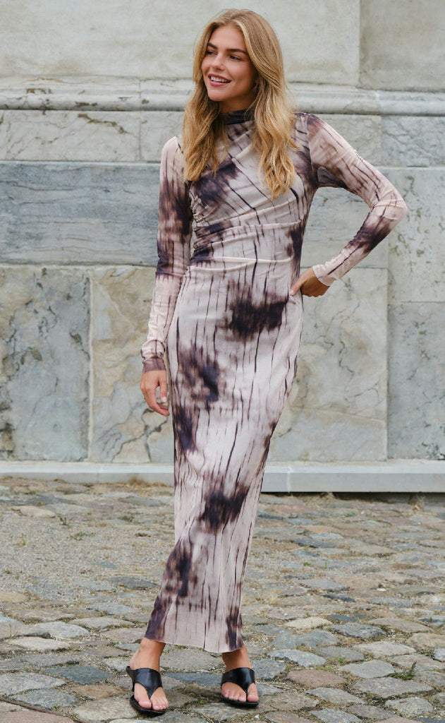 Neo Noir Kjole - Onessa - Dusty Brown