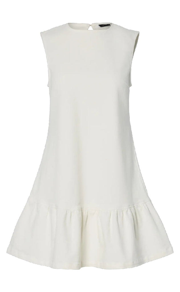 Pieces Kjole - Monica - White Denim