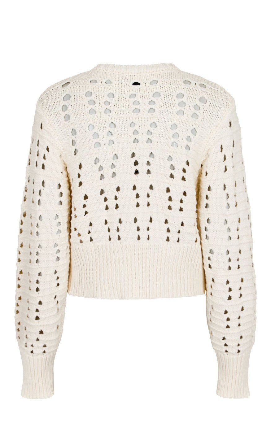 Neo Noir Cardigan - Bethie - Creme
