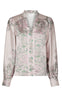 Neo Noir Bluse - Massima Paisley Border - Rose