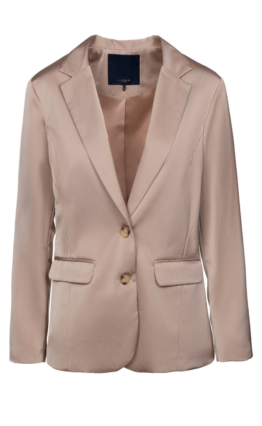 One Two Luxzuz Blazer - Angelie - Safari