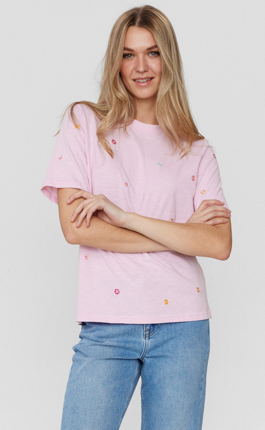 Nümph T-shirt - Pilar - Roseate Spoonbill