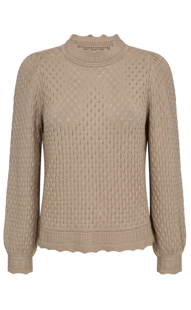 Freequent Pullover - Gina - Simply Taupe