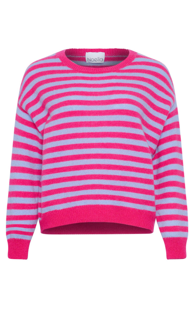 Noella Genser - Juliana Knit - Pink/Blue Stripe