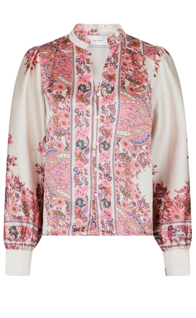 Neo Noir Blouse - Massima Paisley - light Pink