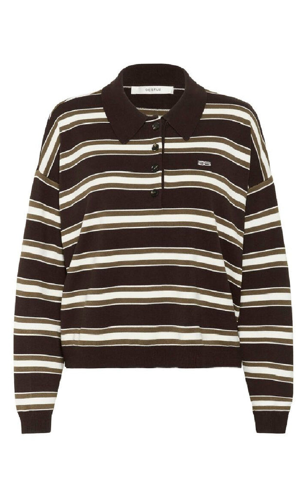 Gestuz Pullover - Paige - Mole / Dark Beach / Egret