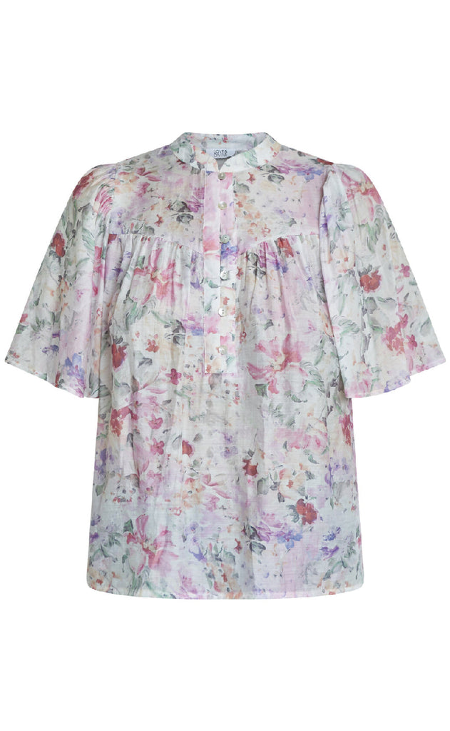 Love & Divine Bluse - Love1123-7 - Pastel Flower
