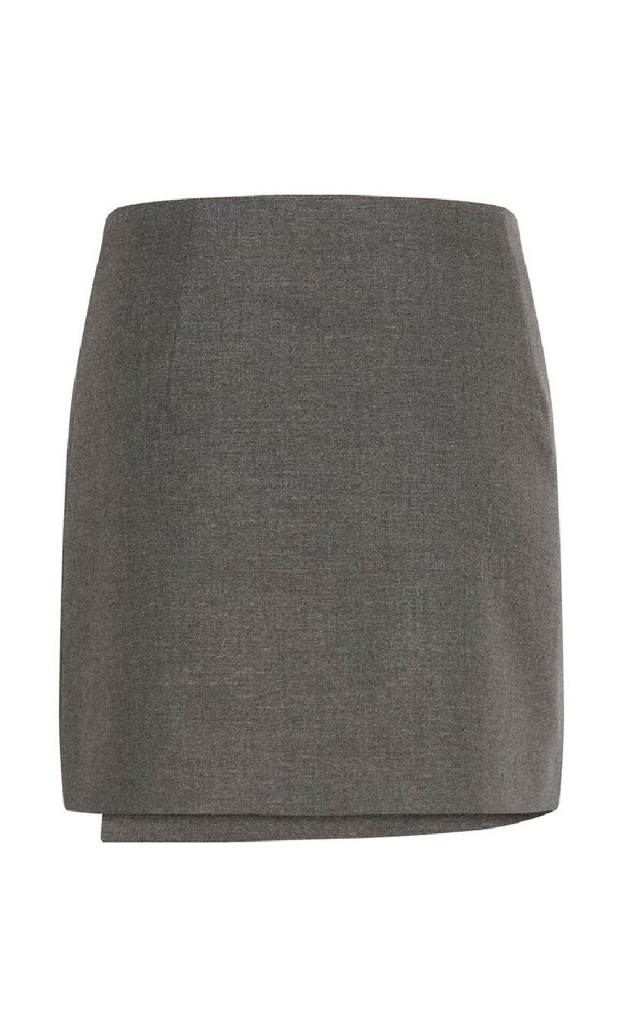 Gestuz Skjørt - Paula - Dark Grey Melange
