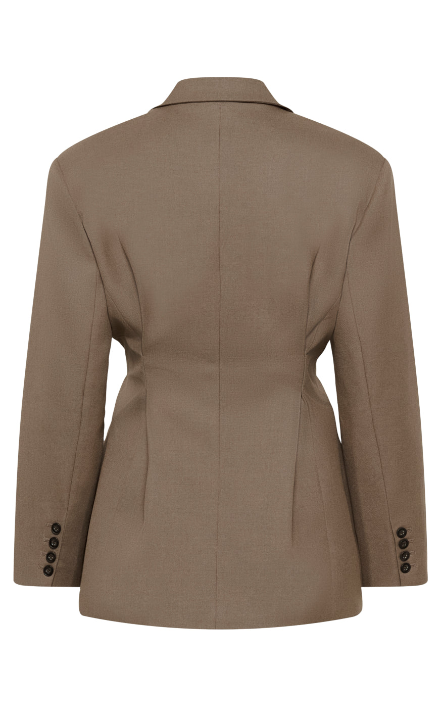 Gestuz Blazer - Paula - Dark Timberwolf Melange