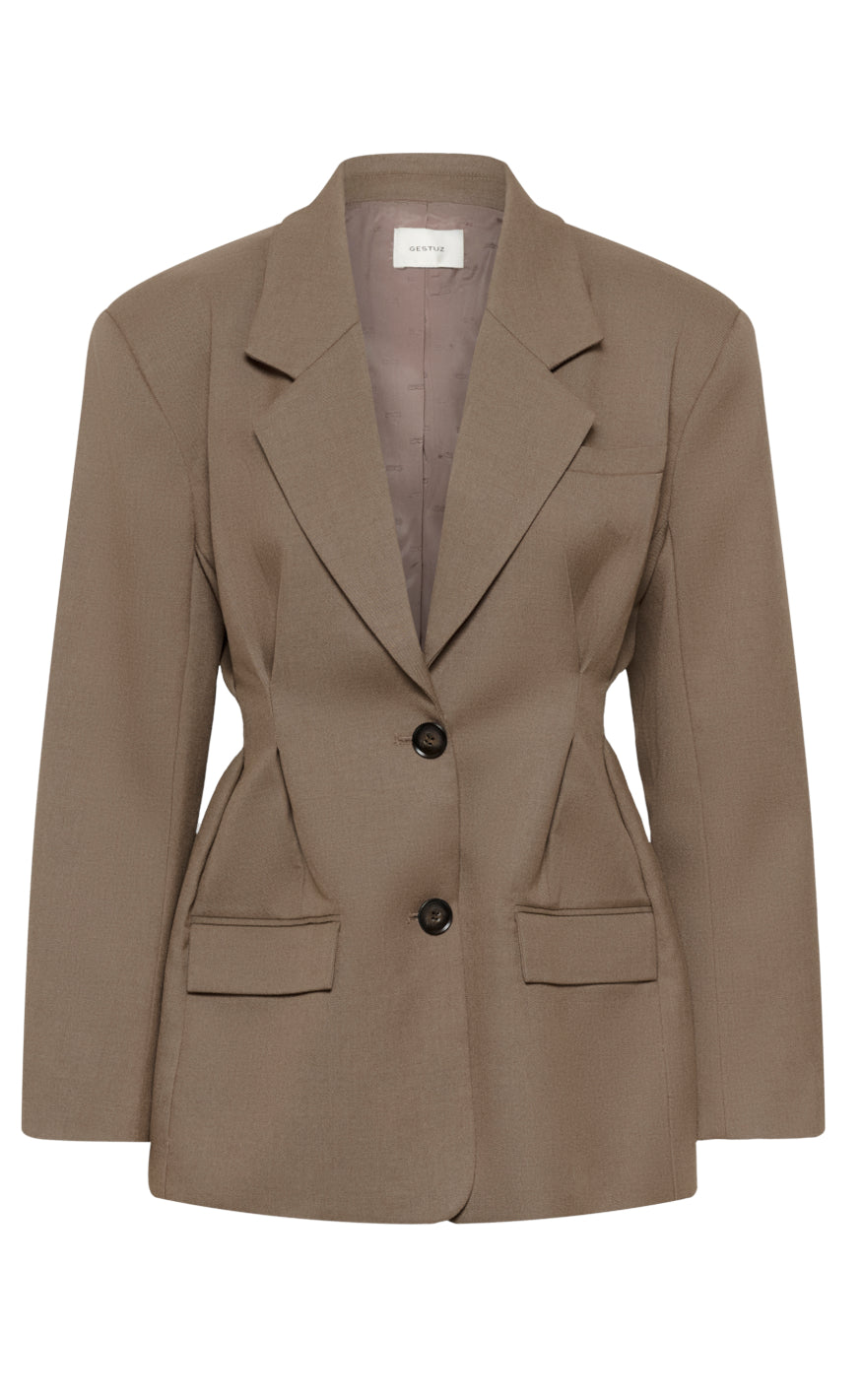 Gestuz Blazer - Paula - Dark Timberwolf Melange