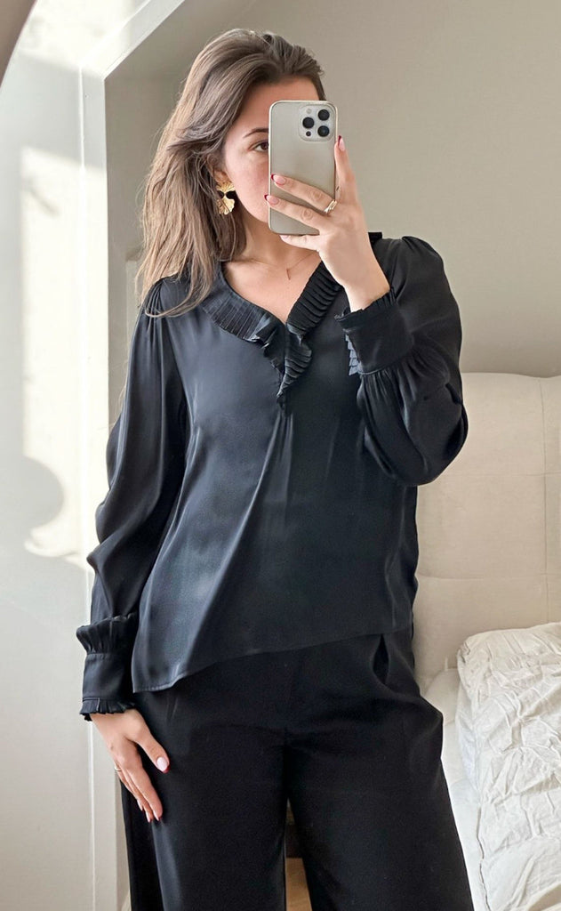 Neo Noir Bluse - Pellini - Black