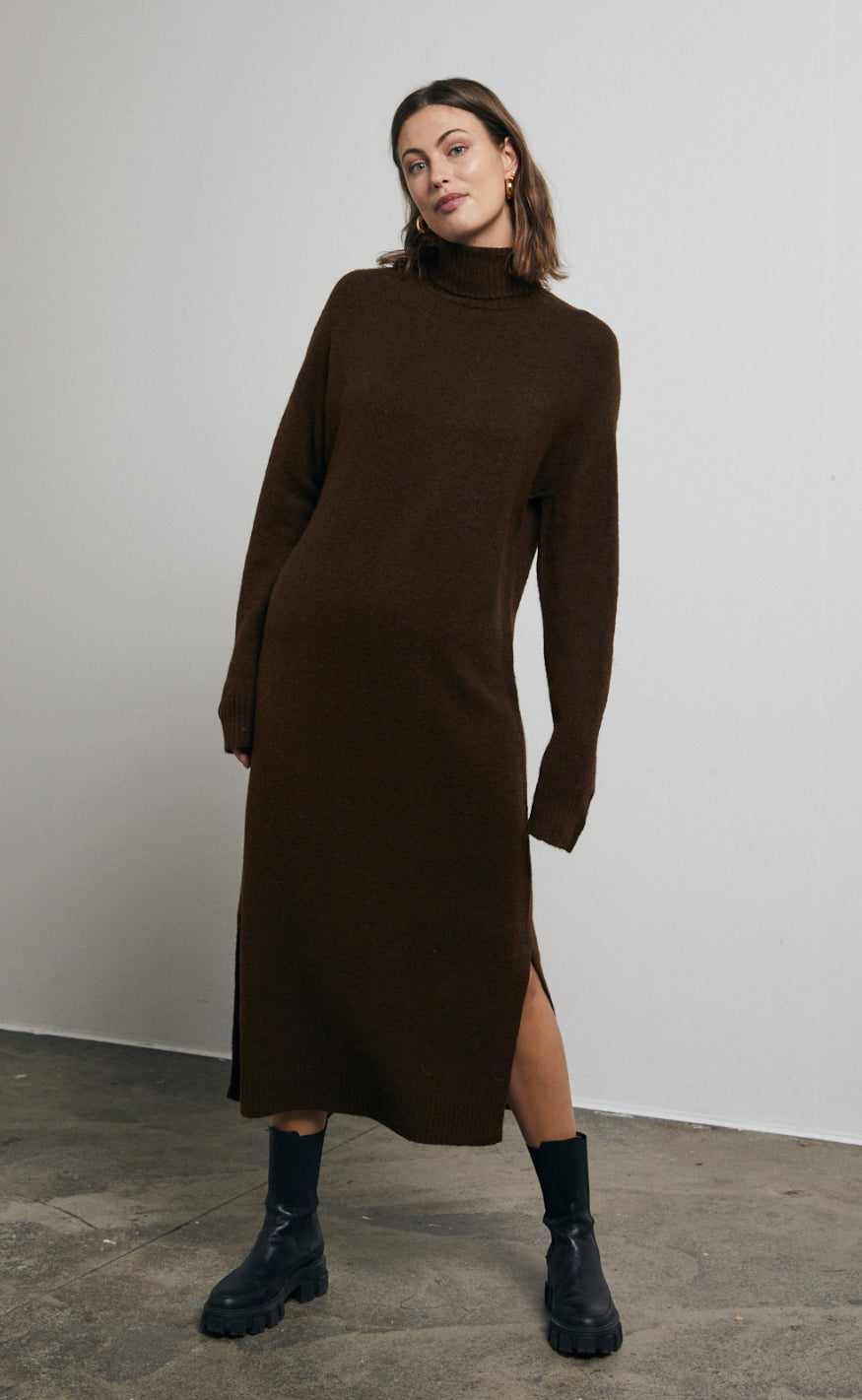 A-View Kjole - Penny  - Brown