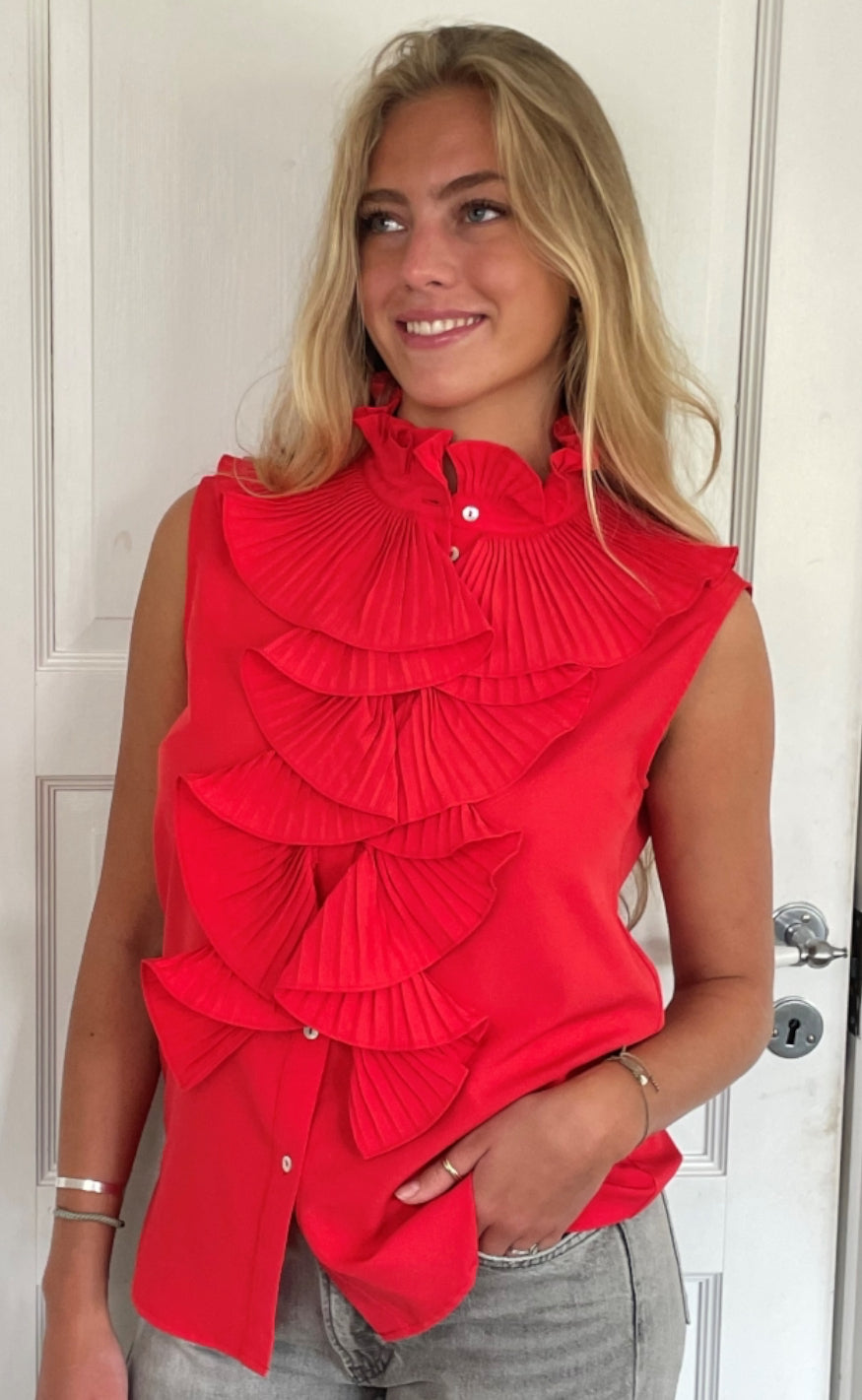 Continue Topp - Pernille - Red