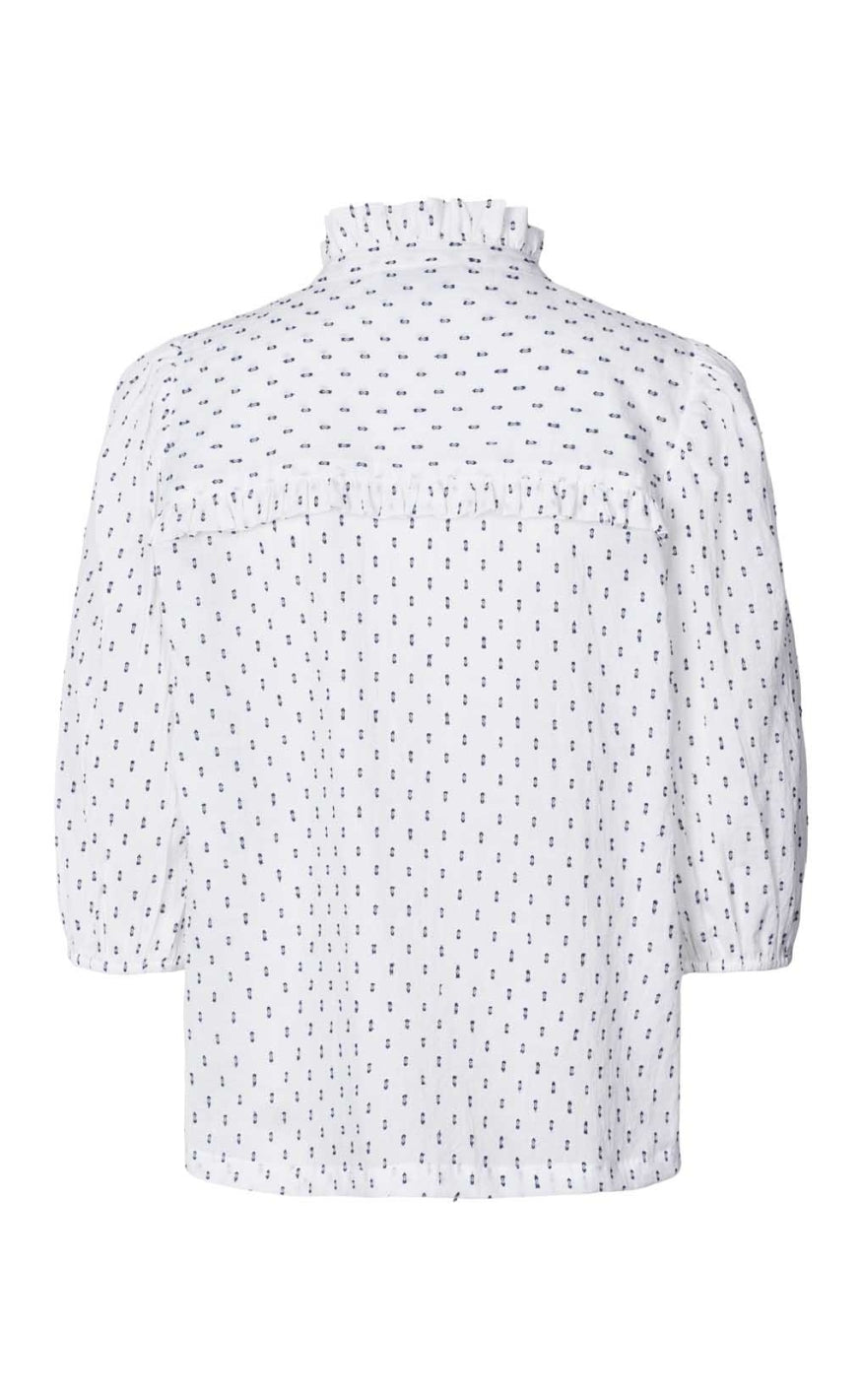 Lollys Laundry Bluse - Perth - White