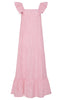 Pieces Kjole - Apia - Pink Lemonade/Bright White