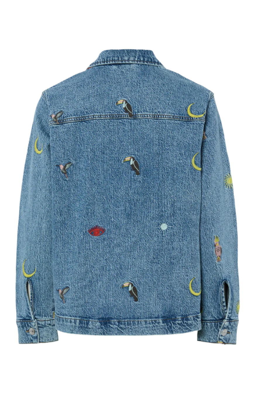 Pieces Jakke - Jidi - Medium Blue Denim