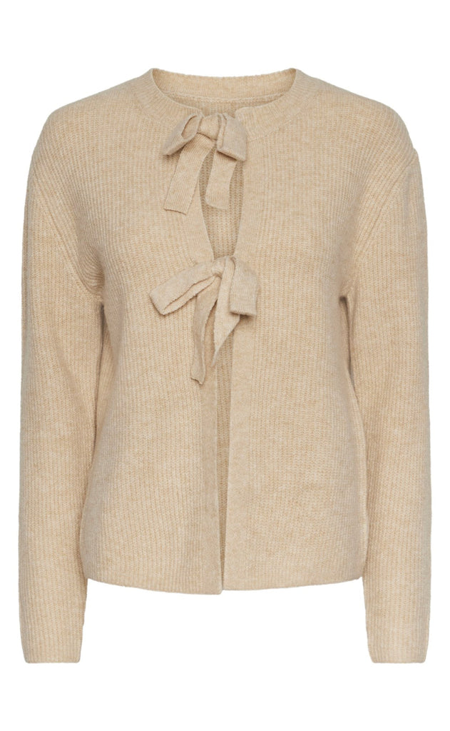 PIECES Cardigan - Silly - White Pepper/Melange