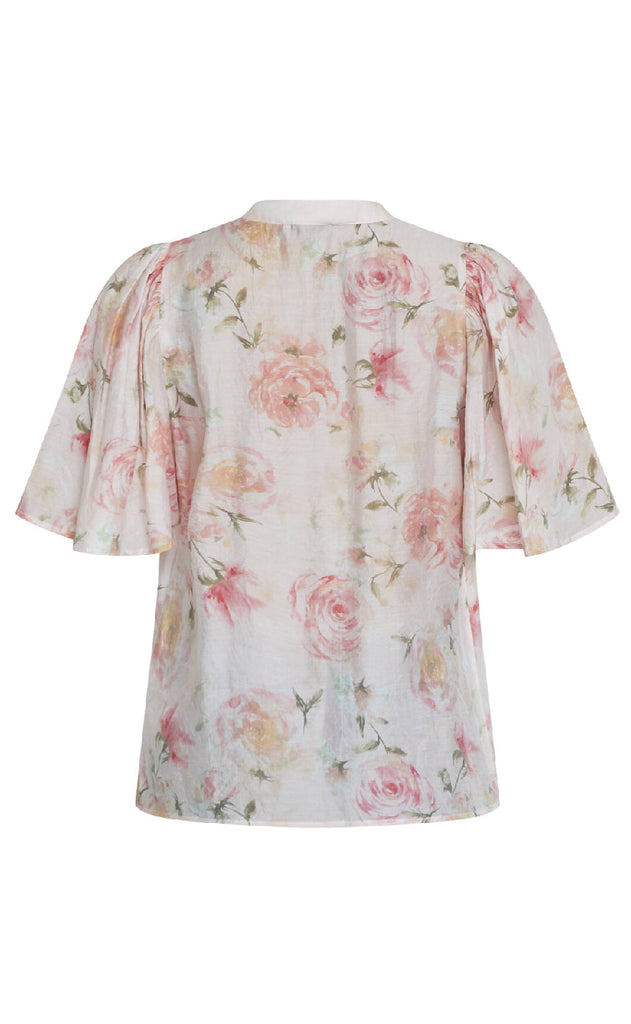 Love & Divine Bluse - Love1123-8 - Coral Flower