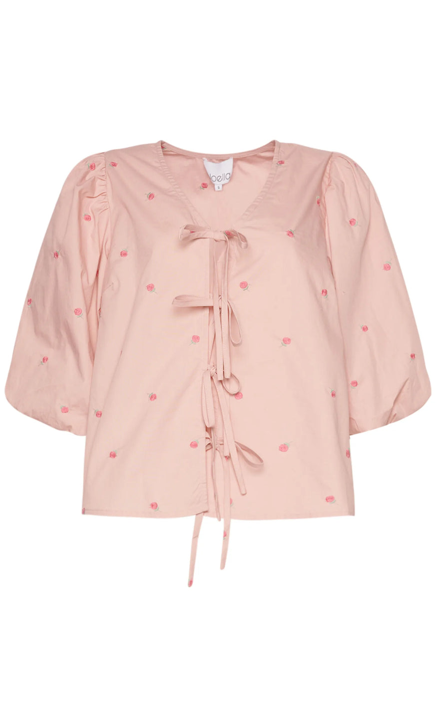 Noella Bluse - Asia - Pink Flower
