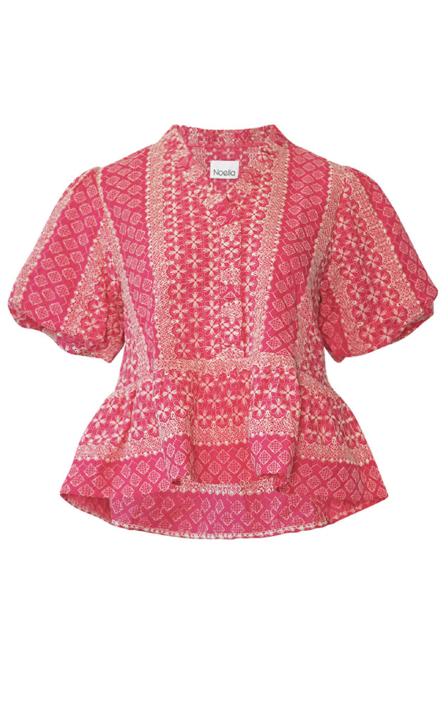 Noella Bluse - Lorraine - Pink Sugar