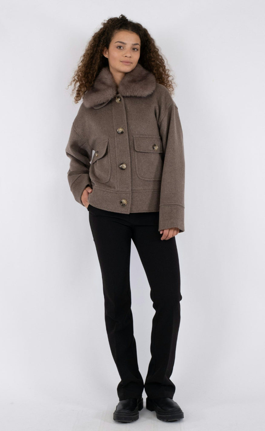 Neo Noir Jakke - Pitti Wool - Iron