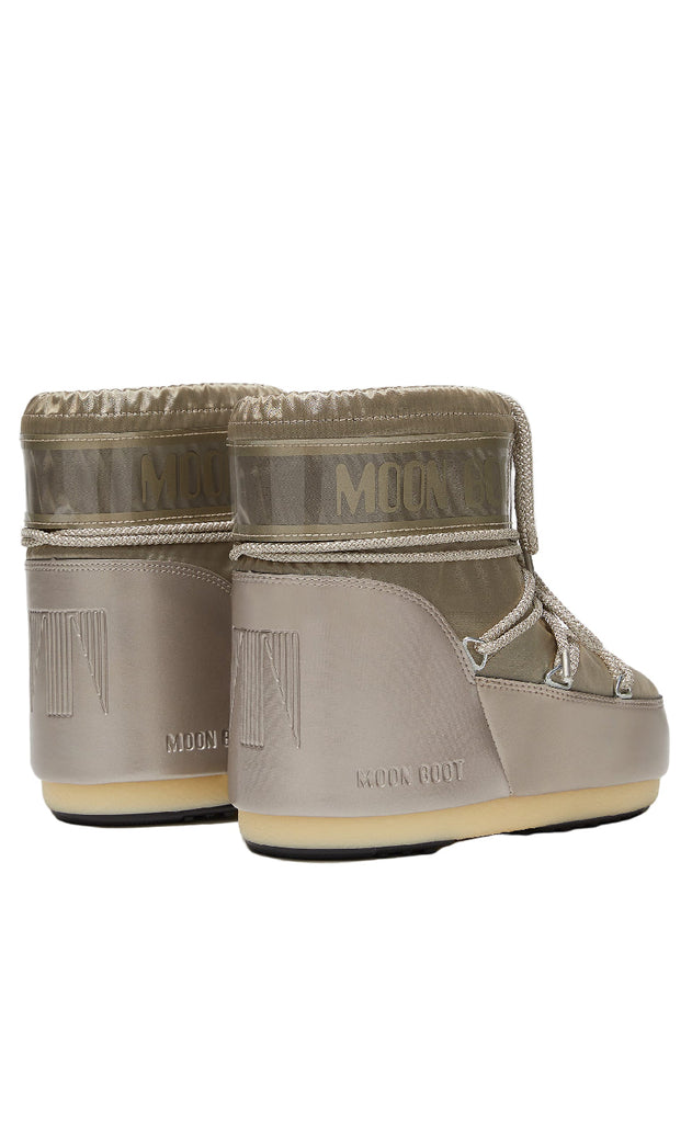 Moon Boot Støvler - Icon Low Glance - Platinum