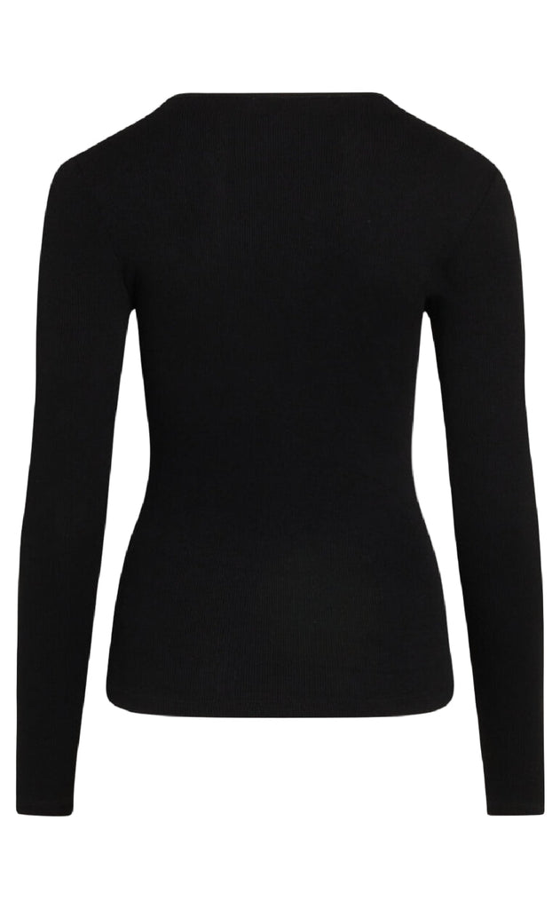 Sisters Point Bluse - Pansy-LS - Black