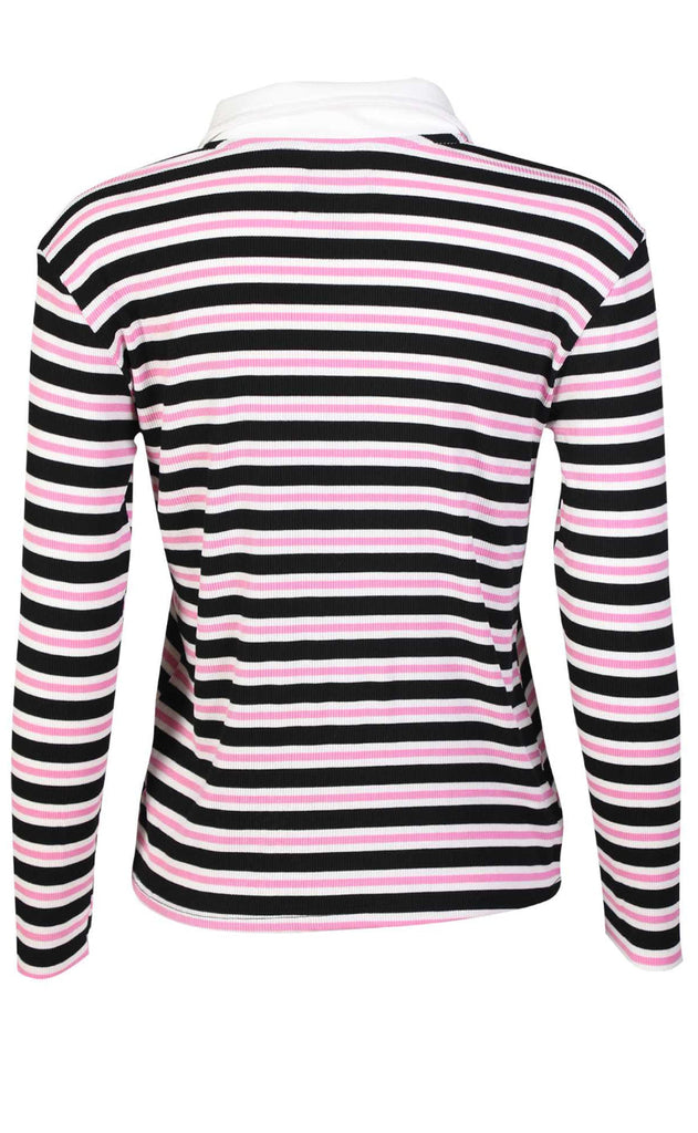 Liberte Bluse - Natalia - Black Bubblegum/White Stripe