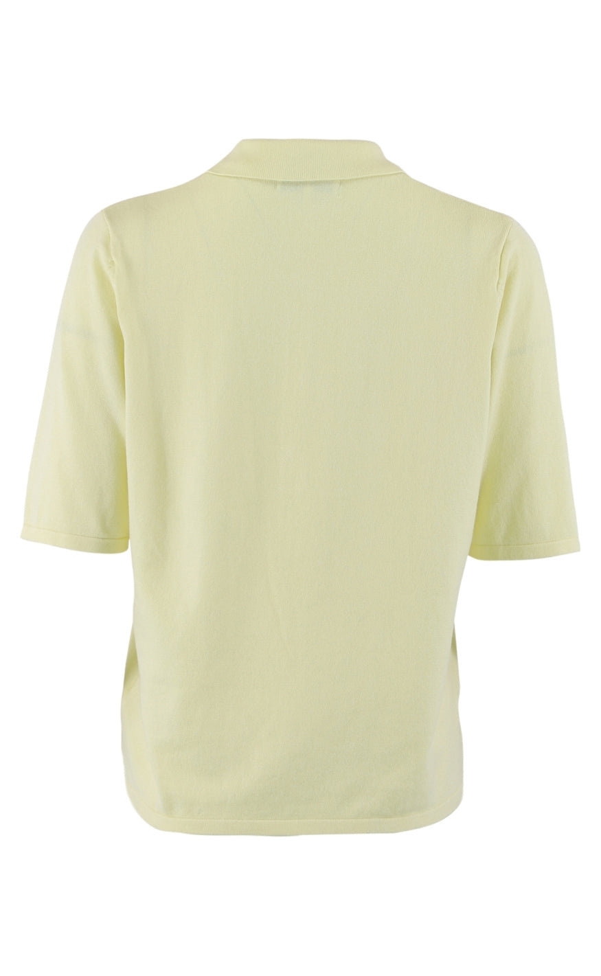 Continue Bluse - Diane Polo - Light Citrus