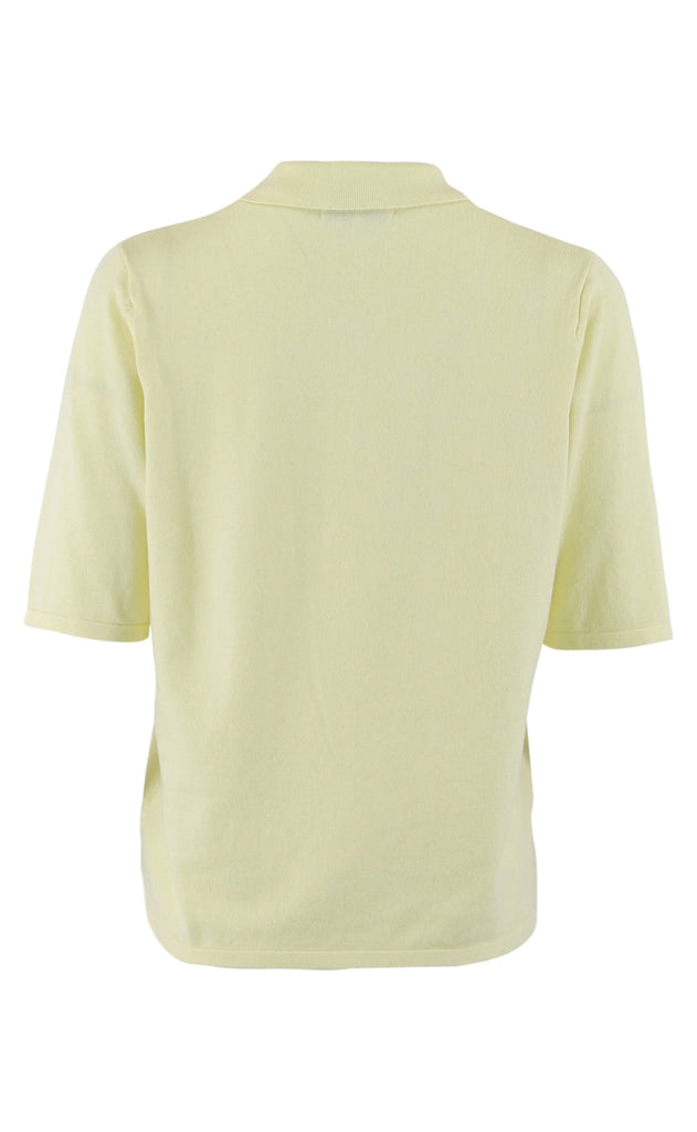 Continue Bluse - Diane Polo - Light Citrus