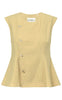 Global Funk Bluse - Pammi-G - Butter Yellow Melange