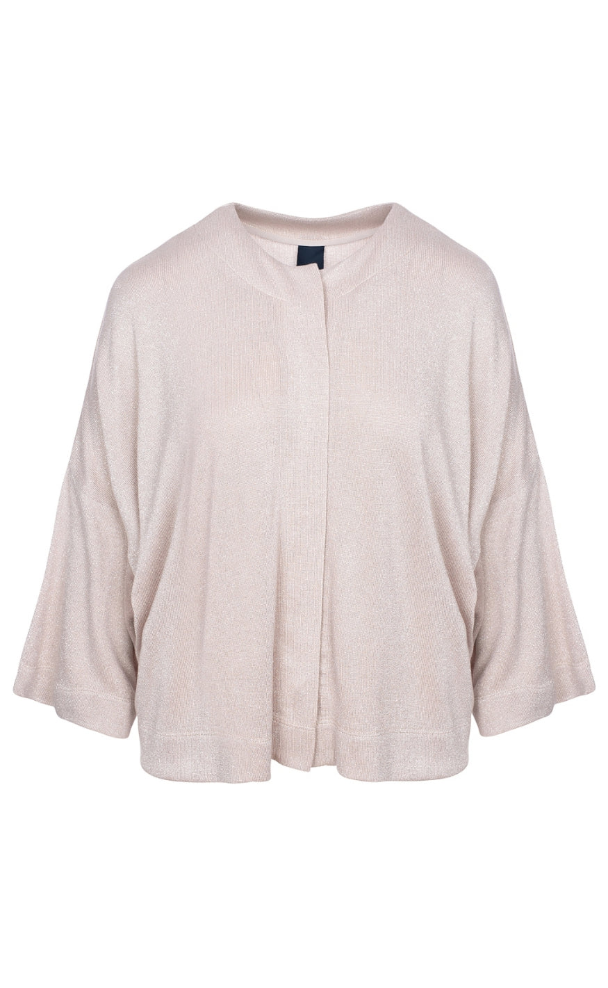 One Two Luxzuz Cardigan - Juliana - Silver Powder