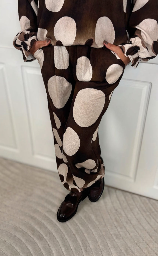 Marta Du Chateau Bukser - Amalie - Marrone