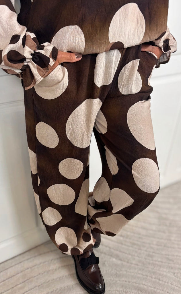 Marta Du Chateau Bukser - Amalie - Marrone