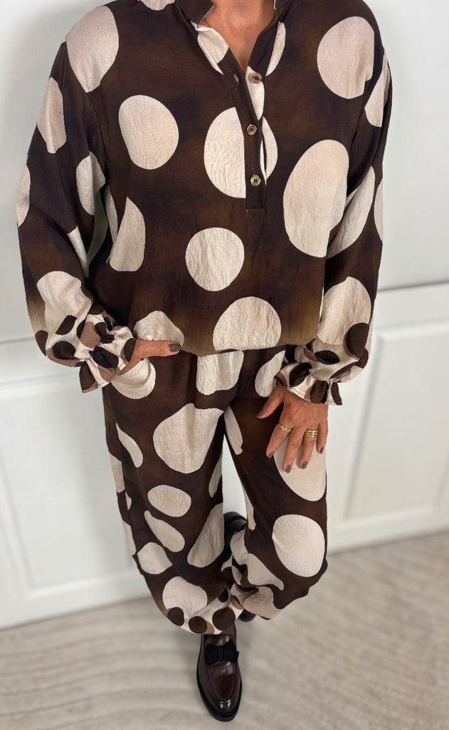 Marta Du Chateau Bukser - Amalie - Marrone